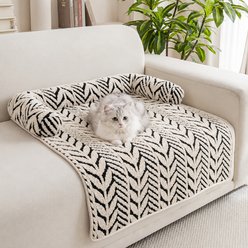 NonoPets Washable Chenille Non-Slip, Portable & Supportive Cushion Sofa Bed for Dogs & Cats, Medium