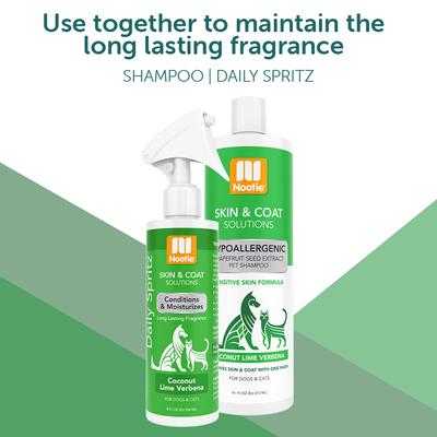 Show full view: Nootie Coconut Lime Verbena Hypoallergenic Formula Dog Shampoo, 16-fl oz bottle slide 6 of 9