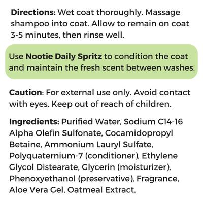 Show full view: Nootie Cucumber Melon Soothing Formula Dog Shampoo, 1-gal bottle slide 8 of 10