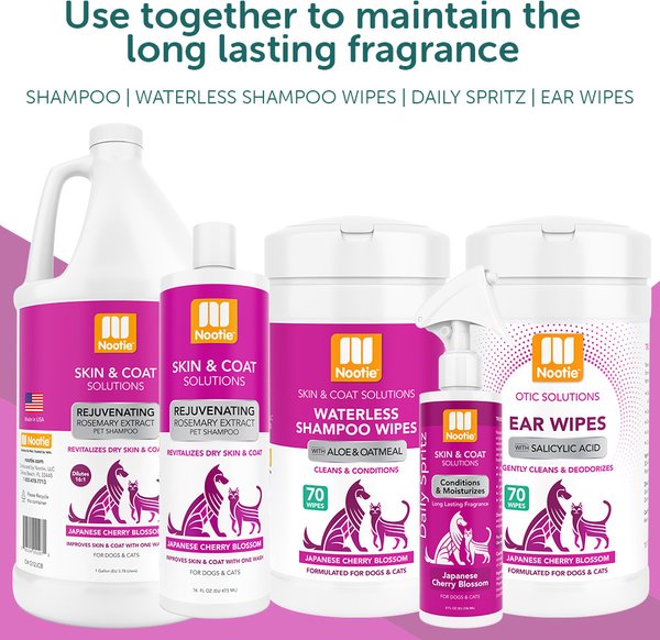 Show full view: Nootie Japanese Cherry Blossom Daily Spritz for Dogs, 8-fl oz bottle slide 5 of 7