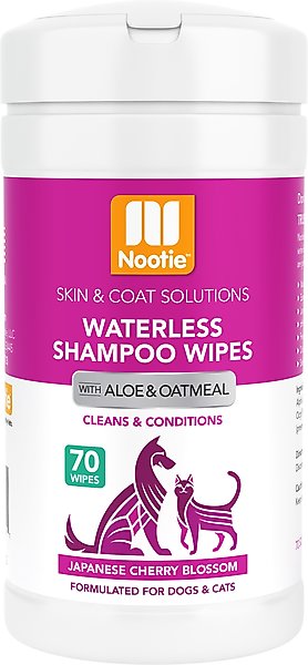 NOOTIE Japanese Cherry Blossom Dog Cat Waterless Shampoo Wipes