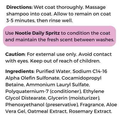 Show full view: Nootie Japanese Cherry Blossom Rejuvenating Formula Dog Shampoo, 16-fl oz bottle slide 7 of 10