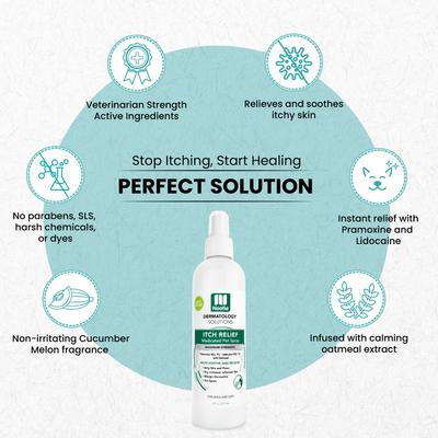 Show full view: Nootie Medicated Itch Relief Spray for Dogs & Cats, 8-fl oz bottle slide 4 of 9