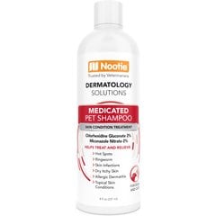 Nootie Medicated Antimicrobial Dog Shampoo, 8-fl oz bottle