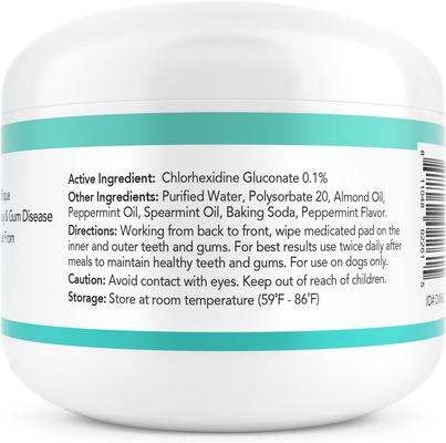 Show full view: Nootie Oral Solutions Medicated Dog Dental Wipes, 60 Count slide 3 of 8