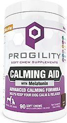 Nootie Progility Calming Aid with Melatonin Soft Chew Supplement for Adult Dogs, 90 count