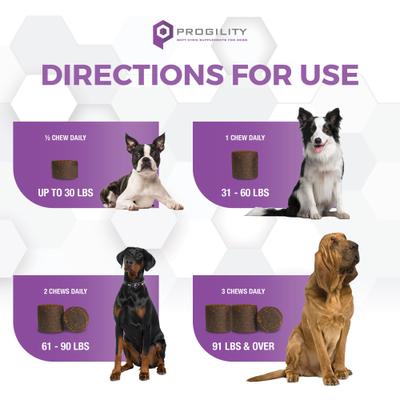 Show full view: Nootie Progility Calming Aid with Melatonin Soft Chew Supplement for Adult Dogs, 90 count slide 3 of 6