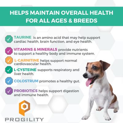 Show full view: Nootie Progility Minis Multvitamin with Taurine Soft Chew Supplement for Dogs, 60 count slide 3 of 6