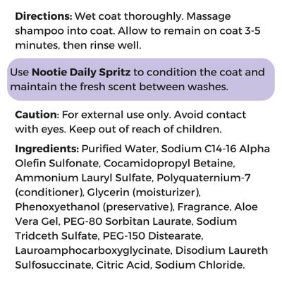 Show full view: Nootie Sweet Dreams Tearless Puppy Shampoo, 16-fl oz bottle slide 7 of 8