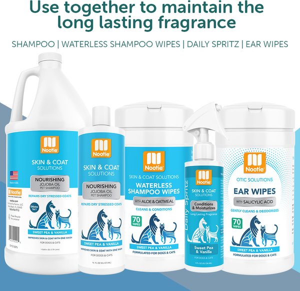 Show full view: Nootie Sweet Pea & Vanilla Daily Spritz for Dogs, 8-fl oz bottle slide 5 of 7