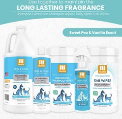 Nootie Sweet Pea & Vanilla Dog & Cat Waterless Shampoo Wipes, 70 count slide 2 of 5