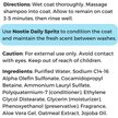 Show in main carousel: Nootie Sweet Pea & Vanilla Nourishing Formula Dog Shampoo, 16-fl oz bottle slide 6 of 9