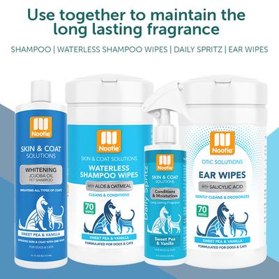 Show full view: Nootie Sweet Pea & Vanilla Whitening Dog & Cat Shampoo, 16-fl oz bottle slide 7 of 10