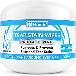 Nootie Tear Stain Removal Wipes, 60 count
