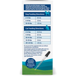 Nordic Naturals Omega-3 Pet Liquid Supplement for Small Dogs, 2-fl oz bottle