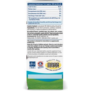 Nordic Naturals Omega-3 Pet Liquid Supplement for Small Dogs, 2-fl oz bottle