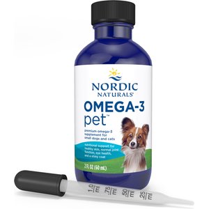 Nordic Naturals Omega-3 Pet Liquid Supplement for Small Dogs, 2-fl oz bottle