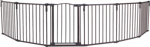 Show full view: North States 3-in-1 Arched Metal Superyard Dog Gate, Bronze slide 2 of 6