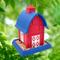 Show in main carousel: North States Americana Barn Bird Feeder, Red & Blue slide 7 of 10