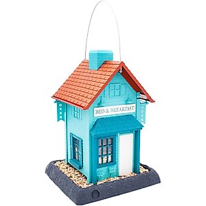 North States Bed & Breakfast Bird Feeder, Turquoise & Copper