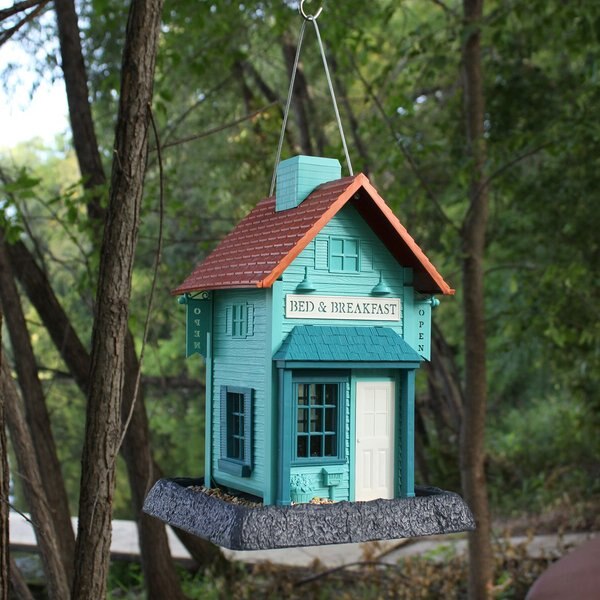 North States Bed & Breakfast Bird Feeder, Turquoise & Copper
