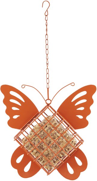 North States Butterfly Suet Feeder, Orange
