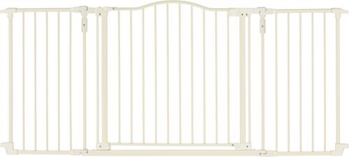 Show full view: North States Deluxe Hardware Mount Dog Gate, White slide 2 of 6