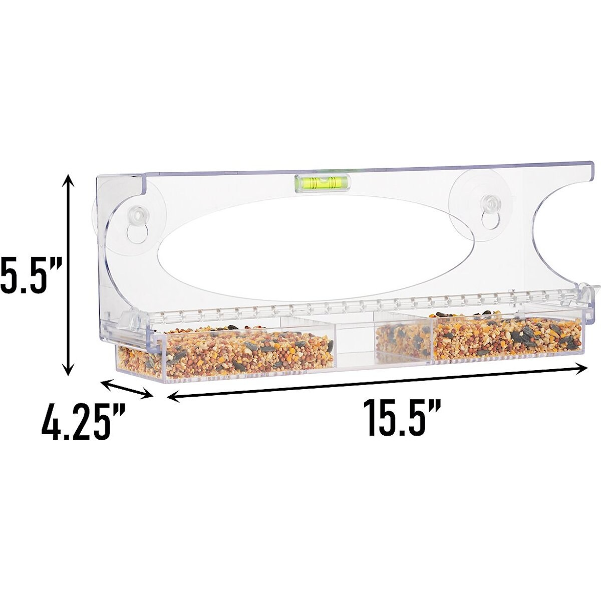 North States Large Clear Choice Window Bird Feeder
