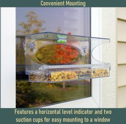 North States Large Clear Choice Window Bird Feeder slide 2 of 8