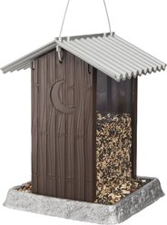 North States Outhouse Bird Feeder, Bronze & Brown