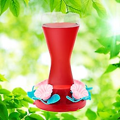 North States Pink Petunia Hummingbird Bird Feeder slide 2 of 4