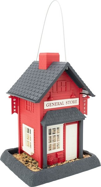 North States Red General Store Birdfeeder, Red, 6.5-lb
