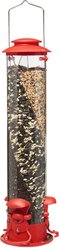 North States Triple Twist Tube Bird Feeder, Red