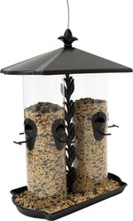 North States Ultimate Dual Tube Wild Bird Feeder, Bronze