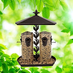 North States Ultimate Dual Tube Wild Bird Feeder, Bronze