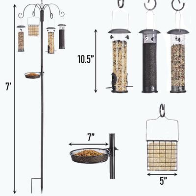 Show full view: North States Ultimate Wild Bird Feeding Station, Black slide 3 of 7