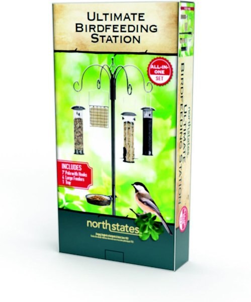North States Ultimate Wild Bird Feeding Station, Black