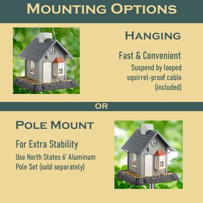 Show full view: North States Village Collection Bayside Cottage Bird Feeder slide 4 of 7