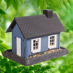 North States Village Collection Bird Feeder, Blue Cottage, Large slide 2 of 7