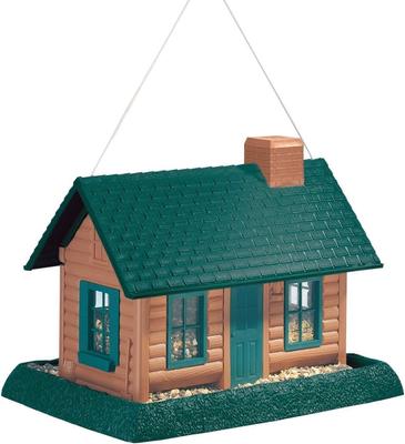 Show full view: North States Village Collection Large Bird Feeder, Log Cabin slide 8 of 10