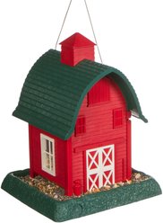 North States Village Collection Large Bird Feeder, Red Barn