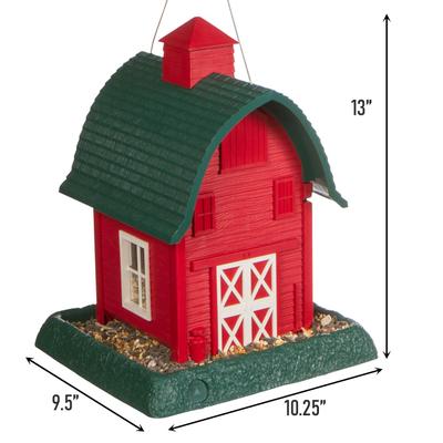 Show full view: North States Village Collection Large Bird Feeder, Red Barn slide 6 of 10