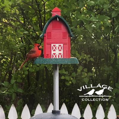 Show full view: North States Village Collection Large Bird Feeder, Red Barn slide 8 of 10