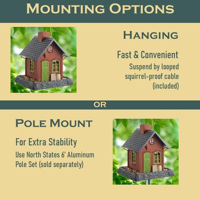 Show full view: North States Village Collection Old Town Pub Bird Feeder slide 5 of 9