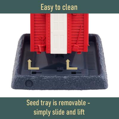 Show full view: North States Village Collection Small Bird Feeder, School House slide 4 of 10