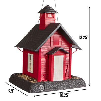 Show full view: North States Village Collection Small Bird Feeder, School House slide 6 of 10