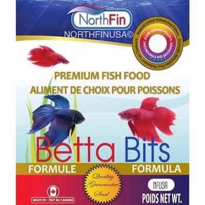Show full view: NorthFin Betta Bits 1 mm Pellets Fish Food, 20-g bag slide 6 of 6