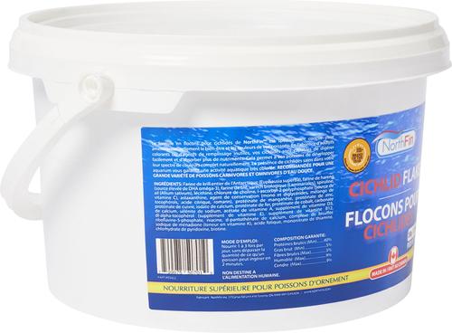 Show full view: NorthFin Cichlid Flake Formula Fish Food, 350-g jar slide 2 of 7