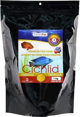 Show full view: NorthFin Cichlid Formula 2 mm Sinking Pellets Fish Food, 1-kg bag slide 1 of 1