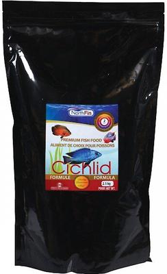 Show full view: NorthFin Cichlid Formula 2 mm Sinking Pellets Fish Food, 2.5-kg bag slide 1 of 3